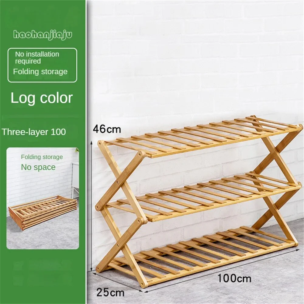 Wooden Foldable Shoe Rack - Image 8