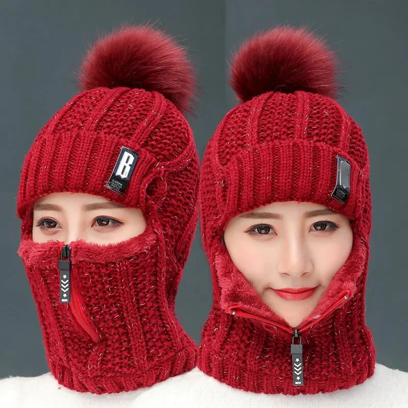 Wool Knitted Winter Hat - Image 4