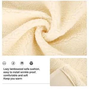Wool Warm Recliner Sofa Cover - Image 5